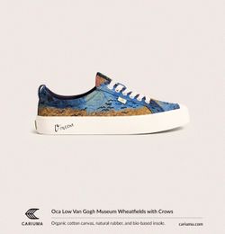 Cariuma Van Gogh Museum Wheatfield With Crows Canvas Sneakers Women’s 7.5 New