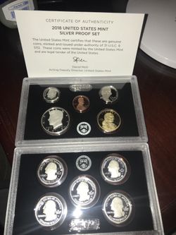 United States mint silver proof set.