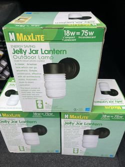 Jelly Jar Lantern Outdoor Lamps