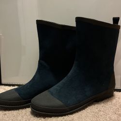 Womens Rain Boots Blue Size 9 