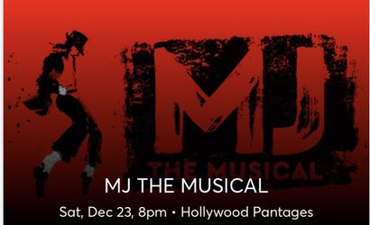 MJ At Pantages Excellent View Michael Jackson