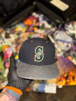New Era Fitted Cap Hat Seattle Mariners 7 1/2 men’s Hat