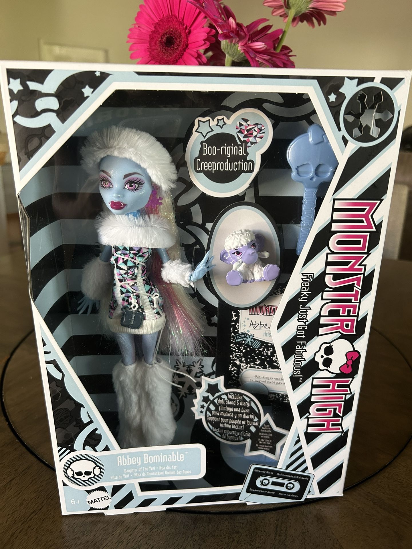 Monster High Booriginal Creeproduction Doll, Abbey Bominable Collectible Reproduction