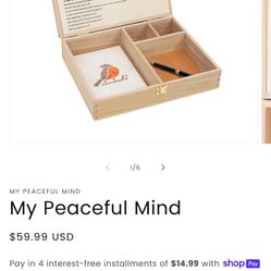 My Peaceful Mind Box