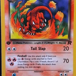 1st Edition Dark Charmeleon Mint - Pokemon Team Rocket