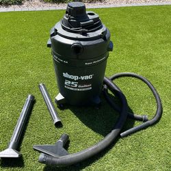 25 gallon shop vac with attachments