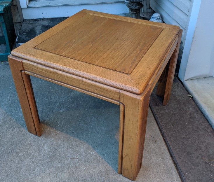 Wooden End Table