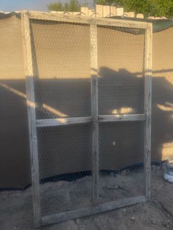 6 x 4 wood man gate