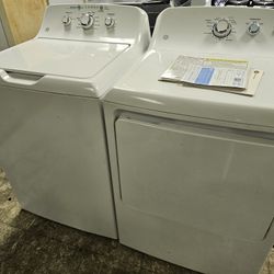 2022 G/e Washer And Electric Dryer Matching Set Working Perfectly Fine Very Clean Super Capacity I Can Deliver To You 90 Days Warranty 