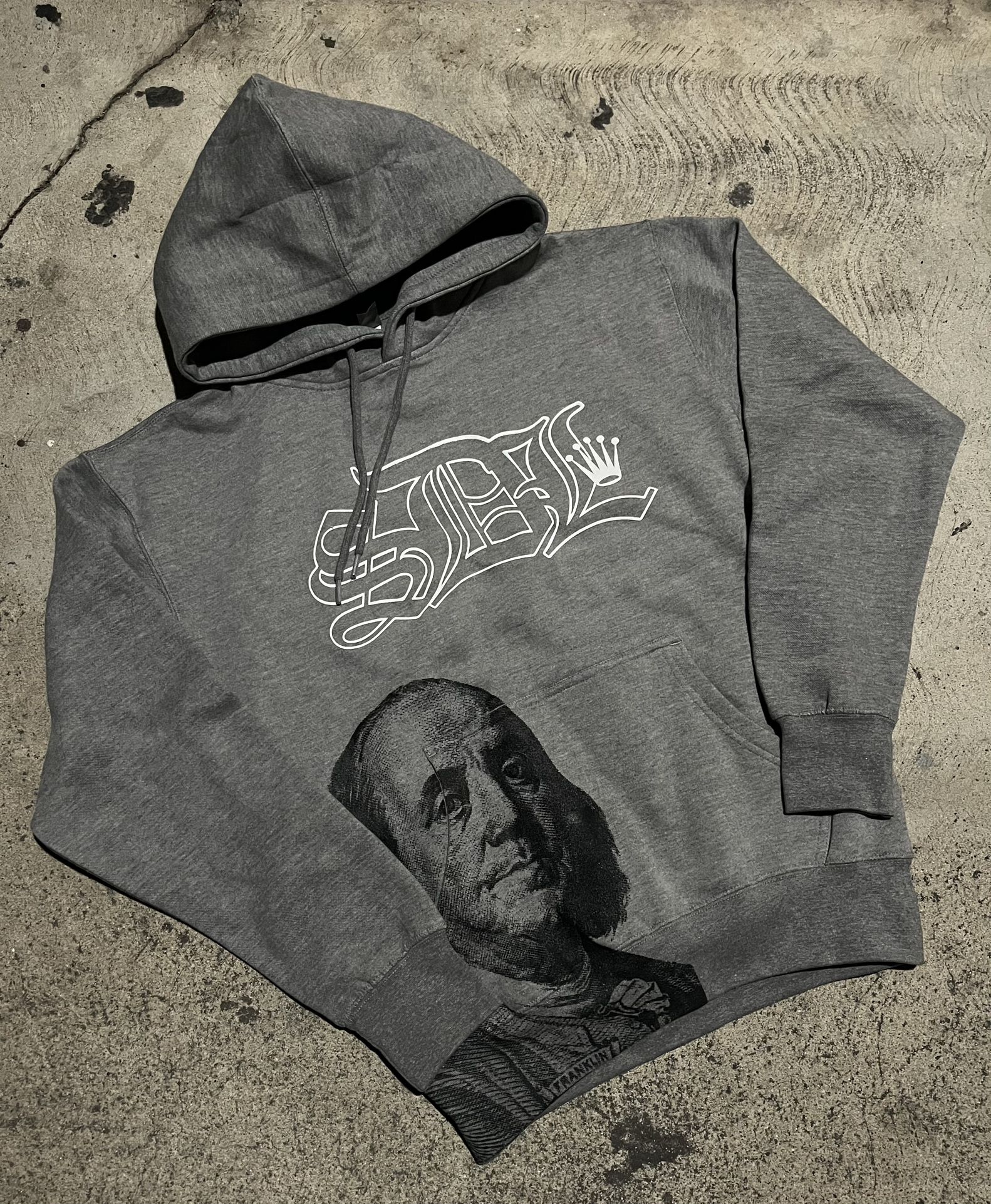 sdl grey hoodie size medium