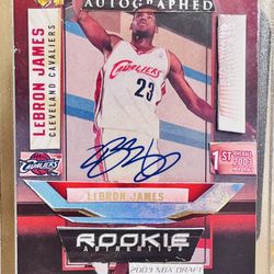 Lebron James Rare Auto Rookie Card 