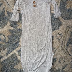 Posh Peanut 0-3 Months Infant Gown Bamboo Spandex