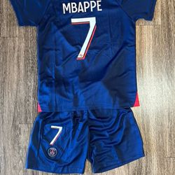 Mbappe PSG Soccer Jersey for Kids size 28 (12-13 Years)