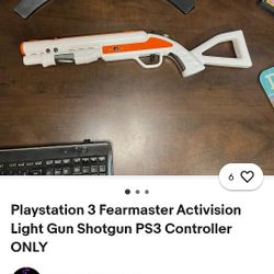 PlayStation 3 Fearmaster Activision Light Gun Shotgun PS3 Controller ONLY