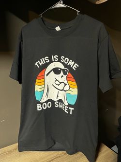 Cotton this Is Some Boo Sheet T-shirt M-L