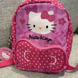 New with tag Pink Sanrio Hello Kitty Mini Toddler Preschool Backpack
