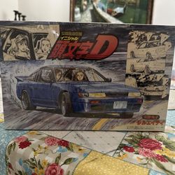 *RARE* 1/24 Scale Fujimi Initial D 03 Nissan Sileighty Mako Model Kit