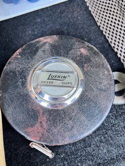 Vintage Lufkin HW226 100ft Tape Measure - Leather Case