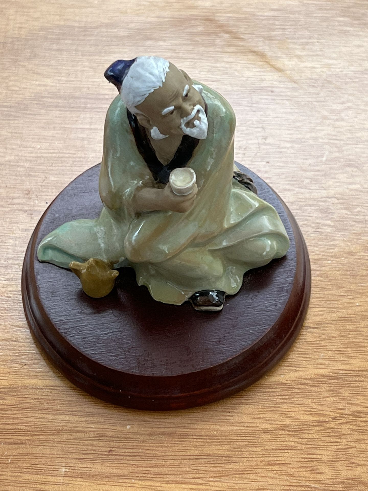 Vintage Shiwan Pottery Figurine Of Chinese Mudman 