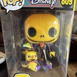 Jack Skellington With Zero Blacklight
