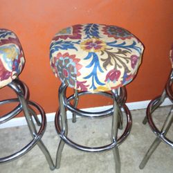 4 Custom Bar Stools 