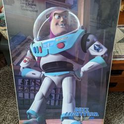 1995 Buzz Lightyear Poster Vintage Original Toy Story Disney/Pixar