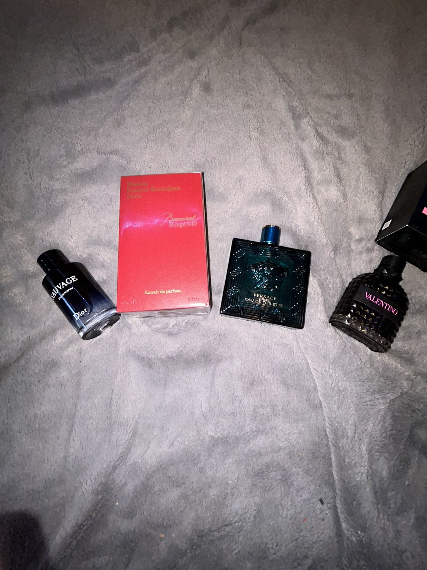 Versace, Baccarat, Dior Sauvage, Valentino