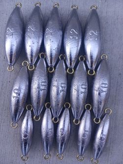 Torpedo weight sinker. 15 pizes