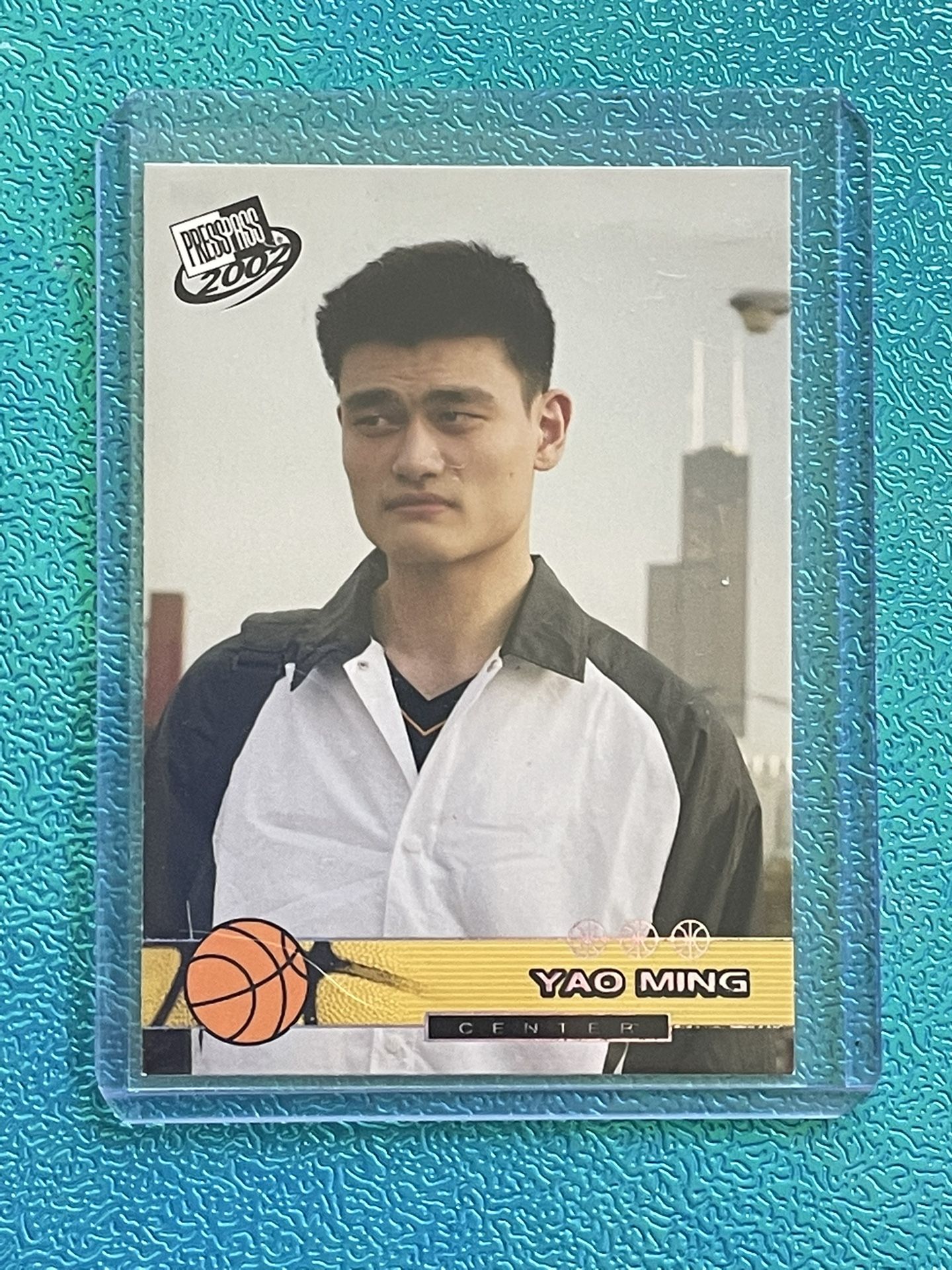 2002 Press Pass Holofoil Yao Ming #CT18 Rookie HOF Rockets NBA RC