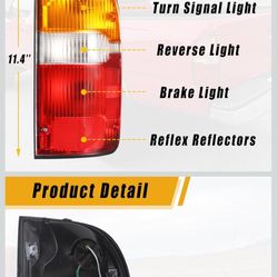 Boine Tail Light Compatible With 1995-2000 Toyota Tacoma Driver and Passenger Side Rear Light Brake Lamps - Bulb and Harness Included 8156004030 81550