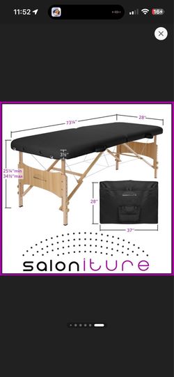 Saloniture massage/lash table