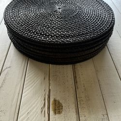 Dark Brown Table Chargers