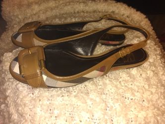 Burberry slingback flats