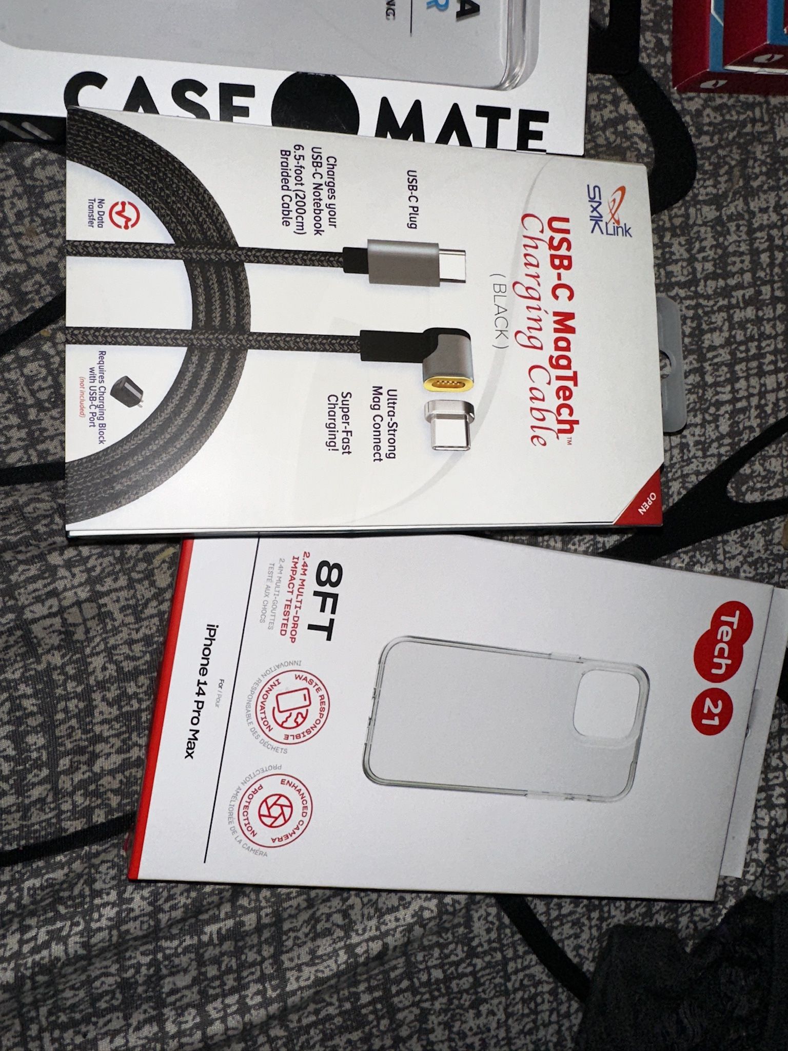 Chargers, IPhone Cases & Screen Protectors