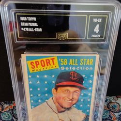 1958 Topps #476 All-Star Stan Musial