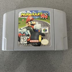 AUTHENTIC/ORIGINAL Mario Kart 64 (Nintendo 64)