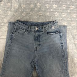 light blue mom jeans