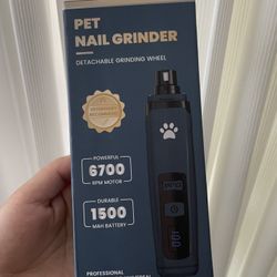 Brand New : Pet Nail Grinder for Dogs & Cats
