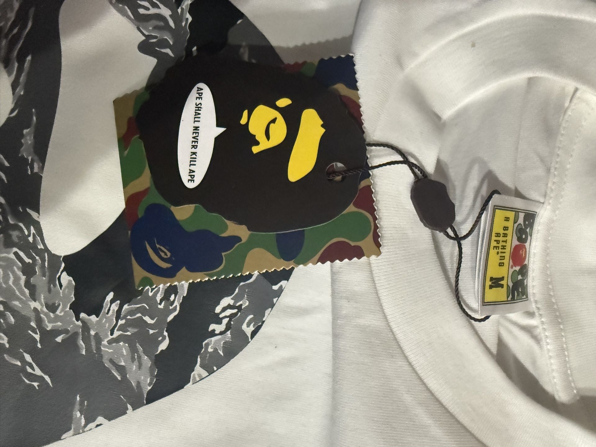 Brand New size Medium BAPE T shirt White