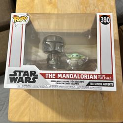 The Mandalorian With The Child Funko Pop