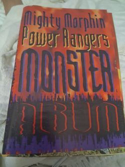 Mighty Morphin Power Rangers Monster Album Book