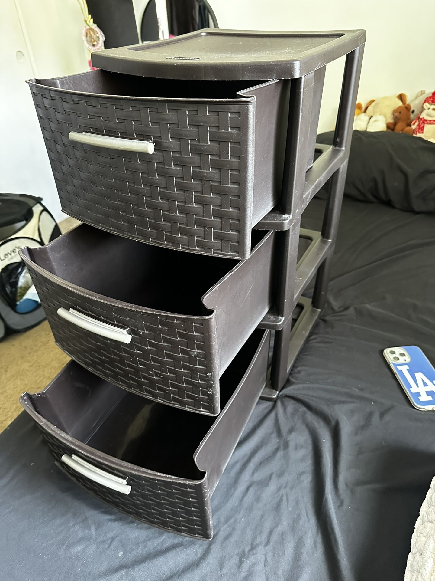 3 Drawer Storage Plastic