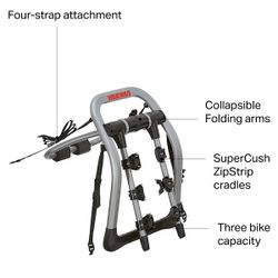 Yakima Halfback 3 Trunk Mount Bike Rack (NIB)