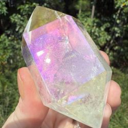 🔮 Crystals | Angel Aura Double Terminated Quartz Wand 🔮 