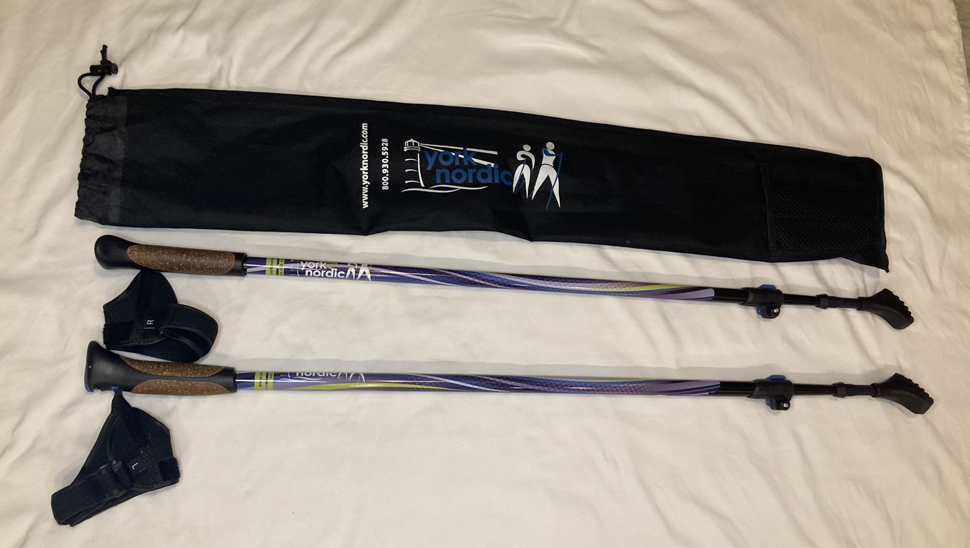 York Nordic Motivator Walking Poles for Balance & Rehab