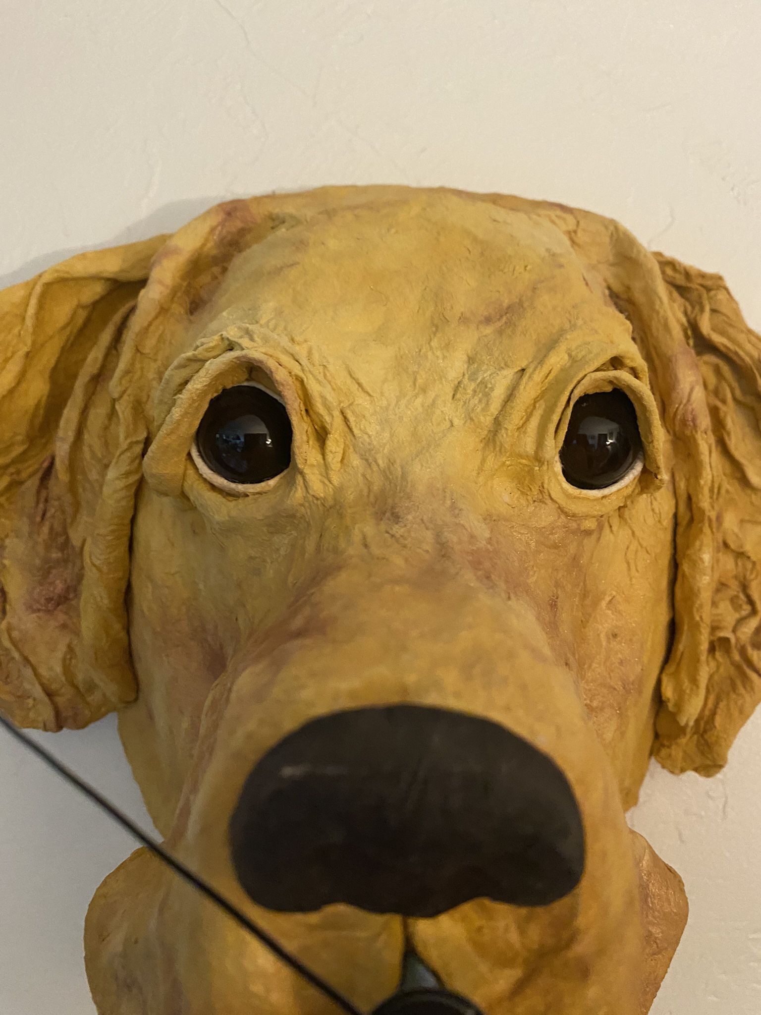 FB Fogg Dog Clock Art Vintage
