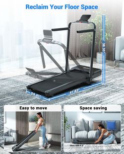 New  Walking Pad Treadmill with Handler - Perfect for Home Office!