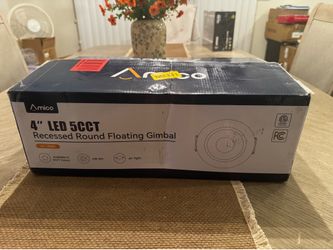 Amico 12 Pack 4 Inch 5CCT Gimbal LED Recessed Lighting, 360°&90°Adjustable Eyeball Directional Downlight, Dimmable, 2700K/3000K/3500K/4000K/5000K Sele