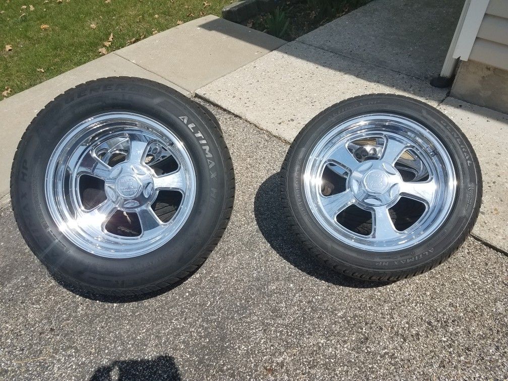 Billet Specialties Vintec Dish Rims with General Altimax HP Tires