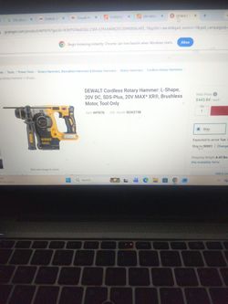 DeWalt cordless SDS rotary Hammer 20v